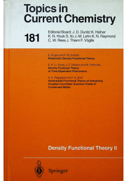 Topics in Current Chemisty 181  Density Functional Theory II