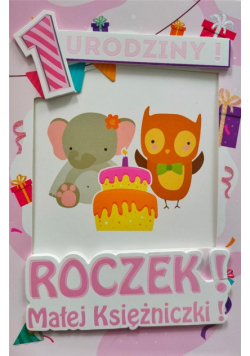 Karnet Roczek dziewczynka 6K - 016