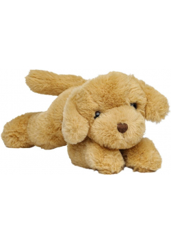 Labrador kremowy leżący 28 cm