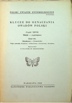 Klucze do oznaczania owadów Polski Część XXVII Zeszyt 46 a