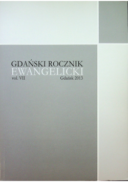 Gdański rocznik ewangelicki Vol VII