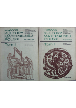Historia kultury materialnej Polski Tom I i II