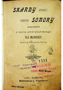 Skarby sonory 1899r