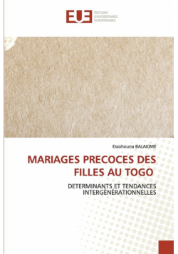 Mariages Precoces Des Filles Au Togo