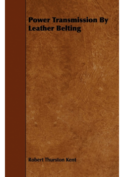 Power Transmission By Leather Belting