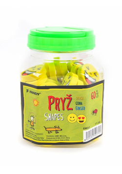 Gumka Shapes emotikonka (60szt)