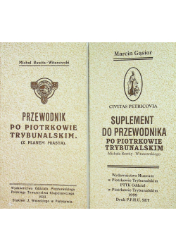 Przewodnik po Piotrkowie Trybunalskim i suplement