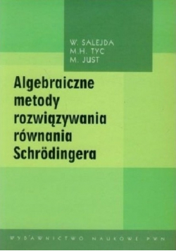 Algebraiczne metody rozwiązywania równania Schrodingera plus CD
