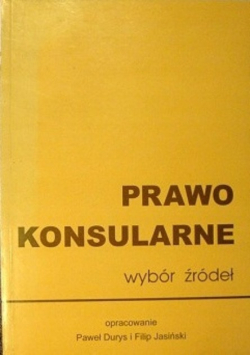 Prawo konsularne wybór źródeł