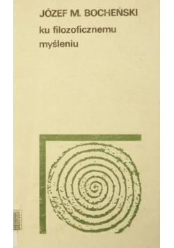 Ku filozoficznemu myśleniu