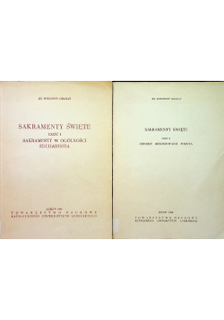 Sakramenty Święte część I - II