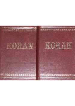 Koran tom 1 i 2  Reprint 1858 r