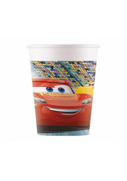 Kubeczki papierowe Cars 3 200ml 8szt