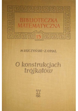 O konstrukcjach trójkątów