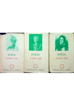 Byron Wybór dzieł tom od 1 do 3