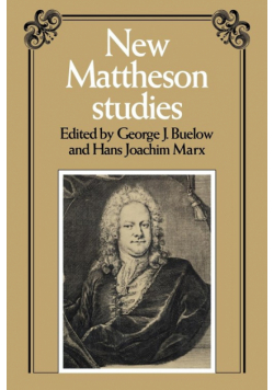 New Mattheson Studies