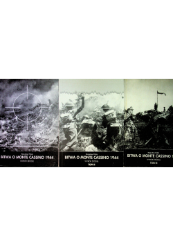 Bitwa o Monte Cassino 1944 3 tomy