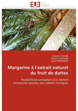 Margarine à l''extrait naturel du fruit de dattes