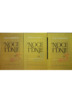 Noce i dnie Tom 3 do 5