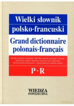 Wielki słownik polsko - francuski Tom III