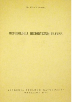 Metodologia historyczno - prawna
