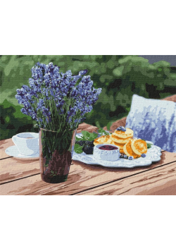 Malowanie po numerach - Śniadanie za miastem 40x50