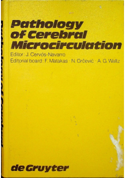Pathology of cerebral microcirculation