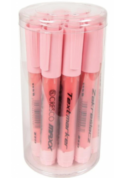 Zakreślacz MAXX Pastel różowy (12szt)
