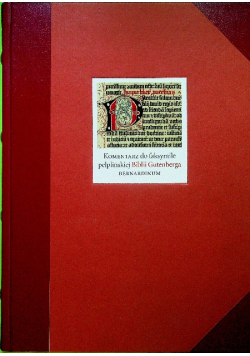 Komentarz do faksymile pelplińskiej Biblii Gutenberga