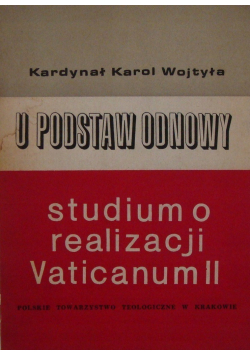 U podstaw odnowy studium o realizacji Vaticanum II
