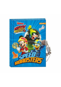 Pamiętnik z kłódką Mickey Mouse