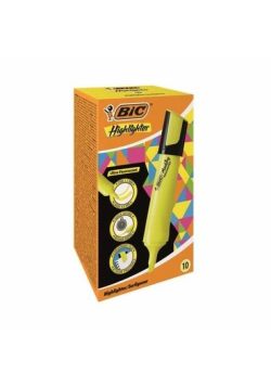 Zakreślacz Flat żółty (10szt) BIC