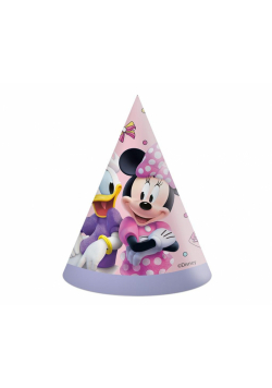 Czapeczki papierowe Minnie i Daisy Junior 6szt.