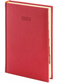 Kalendarz A5T z notesem Vivella czerwony