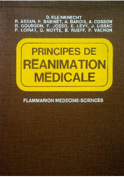 Principes de reanimation medicale