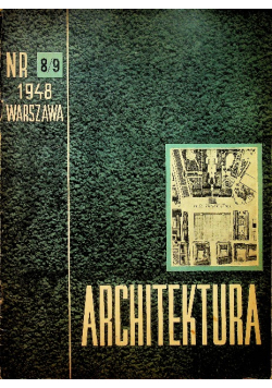 Architektura nr 8 / 9 (10 / 11) 1948r