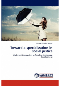 Toward a Specialization in Social Justice