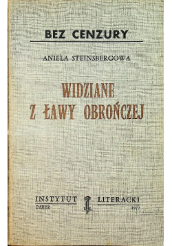 Widziane z ławy obrończej
