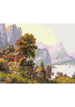Malowanie po numerach - Przytulny kącik 40x50