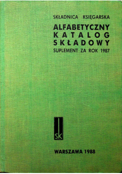 Alfabetyczny katalog składowy