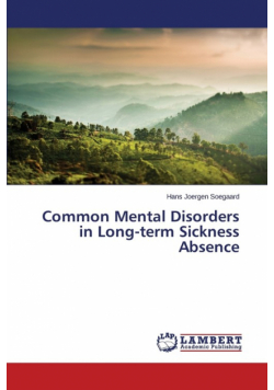 Common Mental Disorders in Long-term Sickness Absence