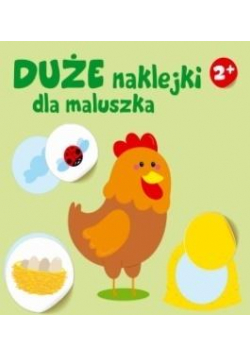 Duże naklejki dla maluszka. Kurka 2+