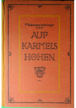Auf Karmels Hohen 1922 r.
