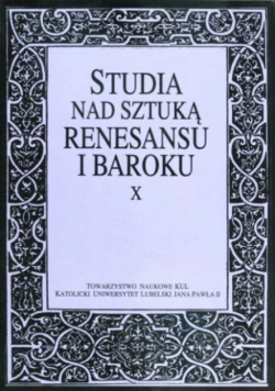 Studia nad sztuką renesansu i baroku X