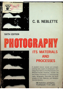Photography its materials and processes