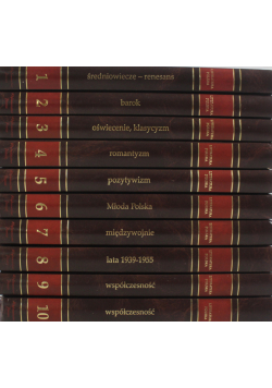 Literatura polska Tom 1 do 10