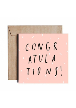 Karnet kw Congratulations / Gratulacje AK43