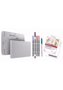 Zestaw Watercoloring Canvas Set Elegant Butterflie