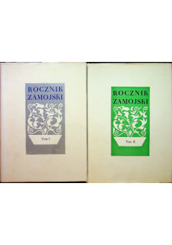 Rocznik Zamojski Tom I i II