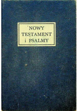 Nowy Testament i psalmy